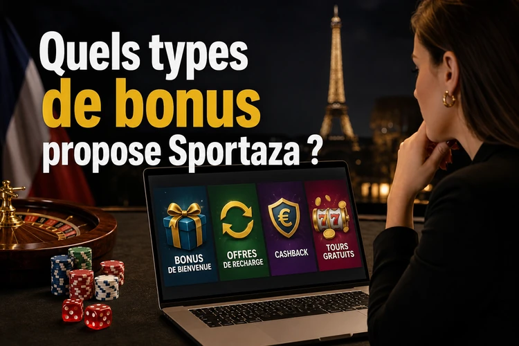 Quels types de bonus propose Sportaza ?