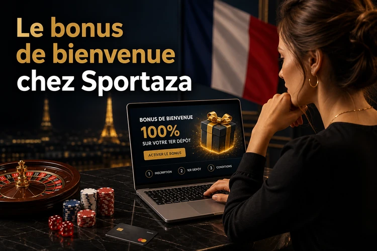 Le bonus de bienvenue chez Sportaza